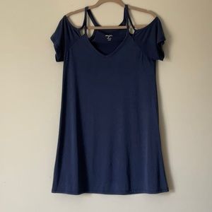 Alya Brand(made in USA), Francesca’s Store- Blue dress, Size:S